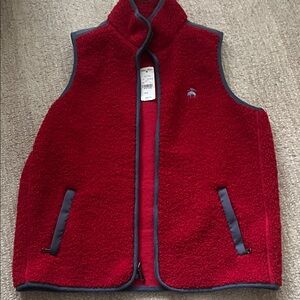 Brooks Brothers Womens Scarlet Fleece Vest
BNWT
Sz Lg
$25